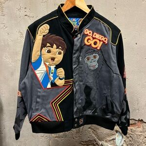 Vintage Y2K Nickelodeon 2009 Go Diego Go Racing Jacket Deadstock Youth 2XL JH